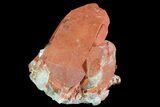 Natural Red Quartz Crystals - Morocco #70755-1